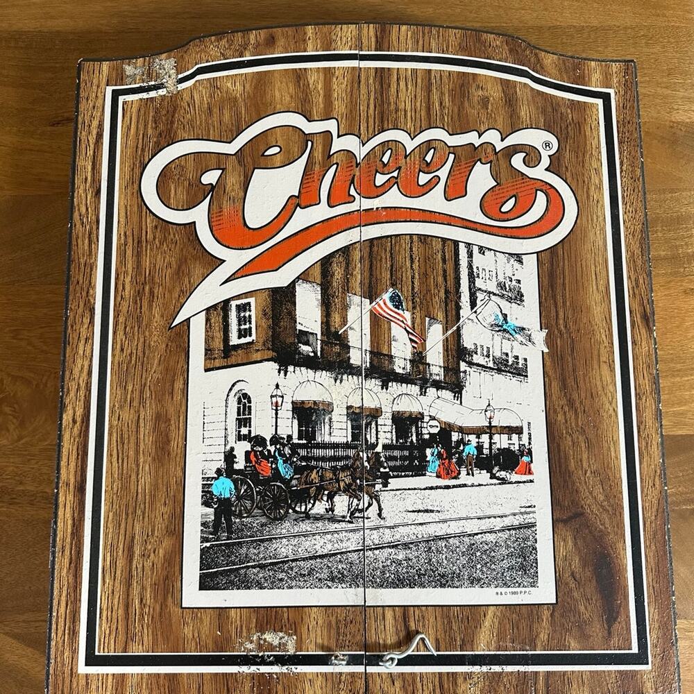 Vintage 1989 Cheers Dart Board